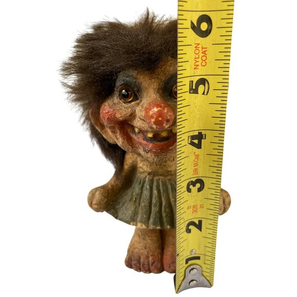 Vintage Norwegian Nyform Troll Doll Figurine Handmade in Norway - Picture 9 of 15